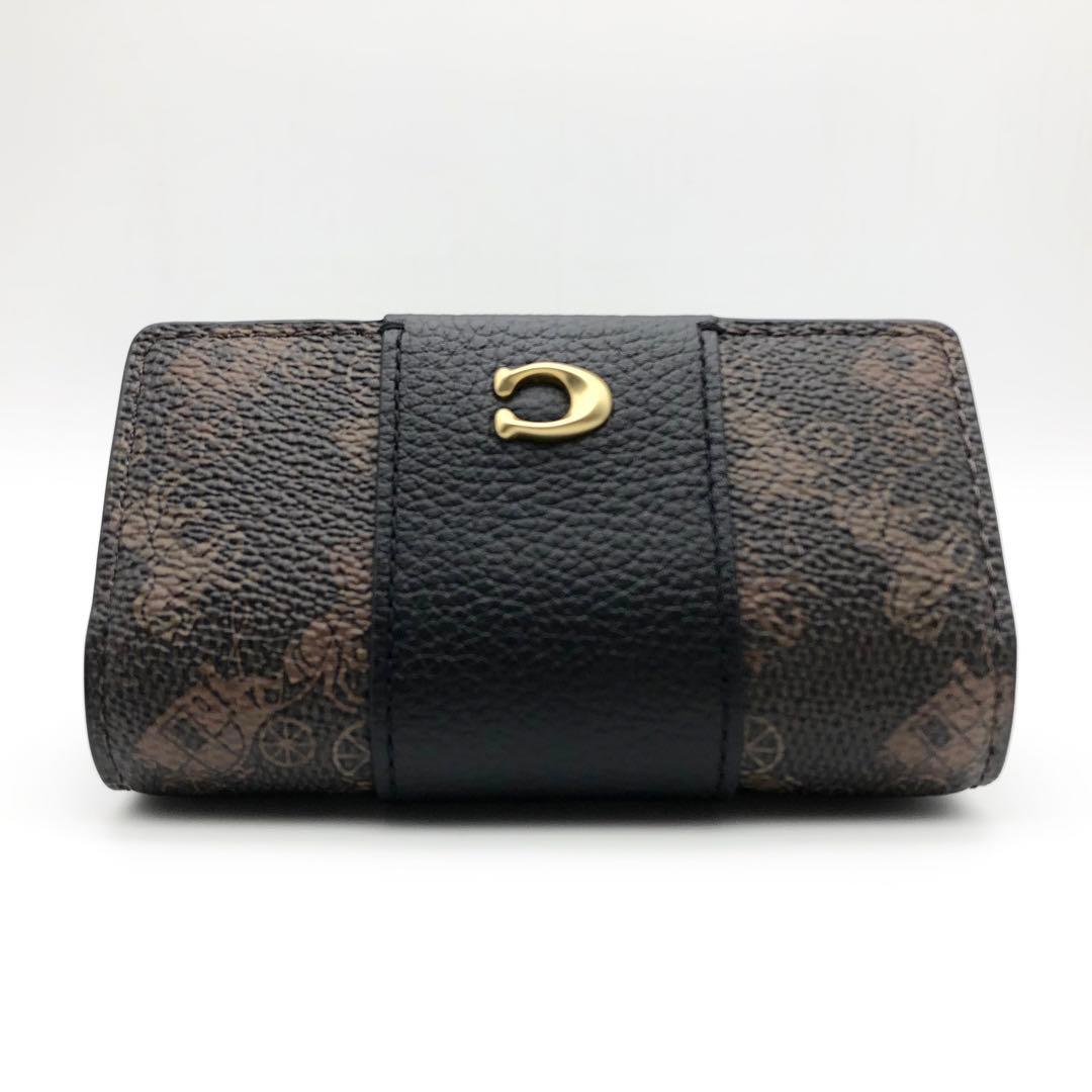 COACH 大人気！！ 6リング キーケース ホース アンド キャリッジ 新品