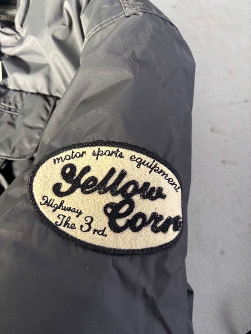 【新品未使用】YELLOW CORN モータージャケット 防風 パッド付き