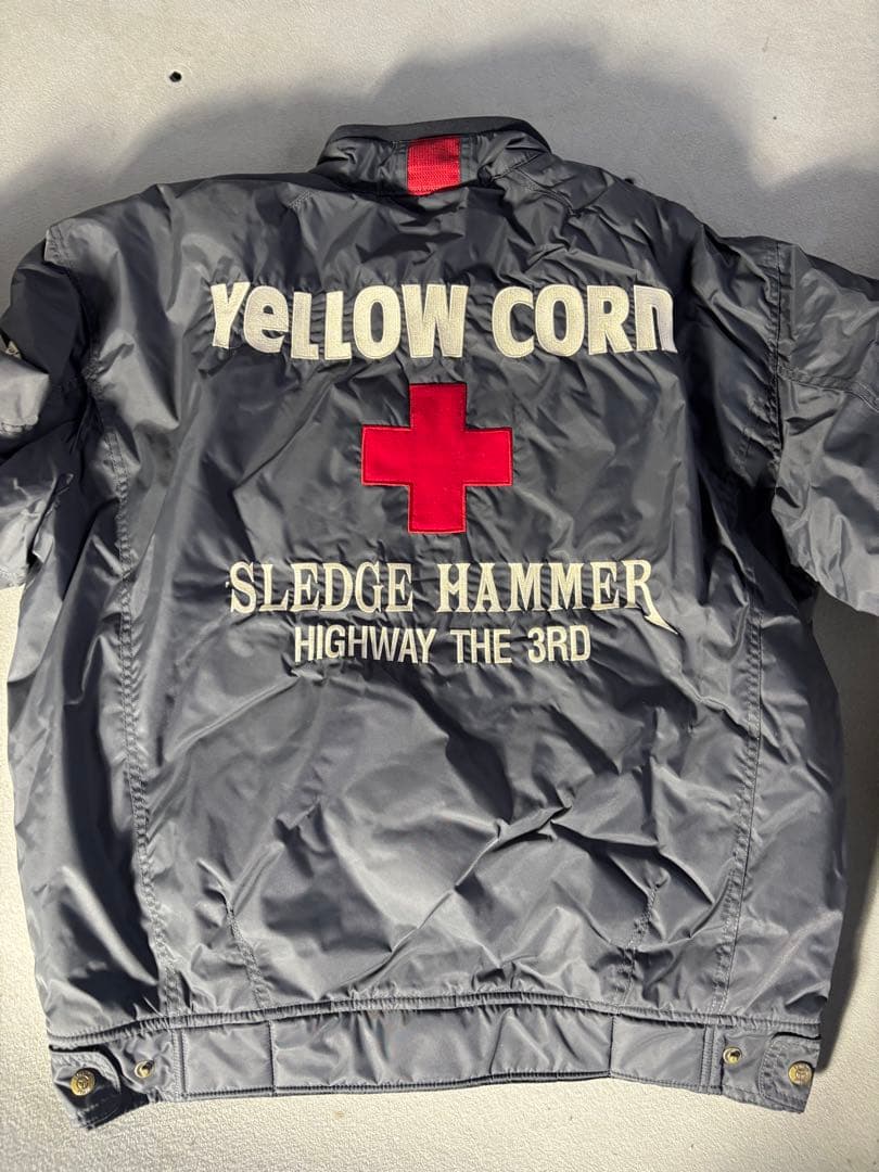 【新品未使用】YELLOW CORN モータージャケット 防風 パッド付き