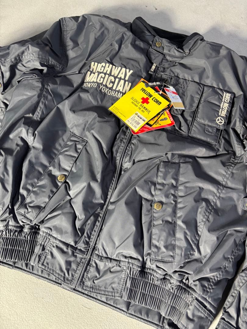 【新品未使用】YELLOW CORN モータージャケット 防風 パッド付き