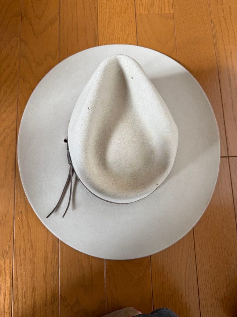 最終値下げ！STETSON フェルトハット ベージュ ウエスタンハット