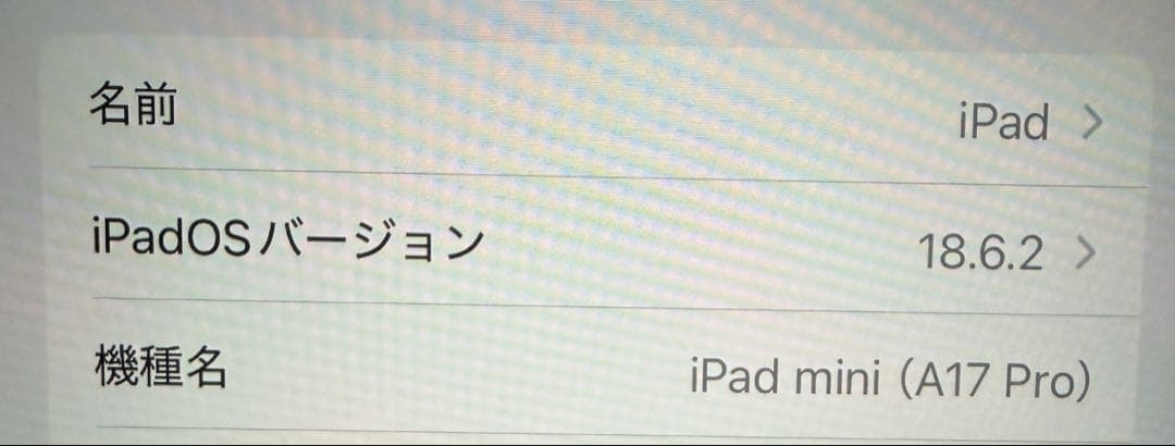 iPadmini A17pro WiFiモデル 128GB ブルー（第7世代）