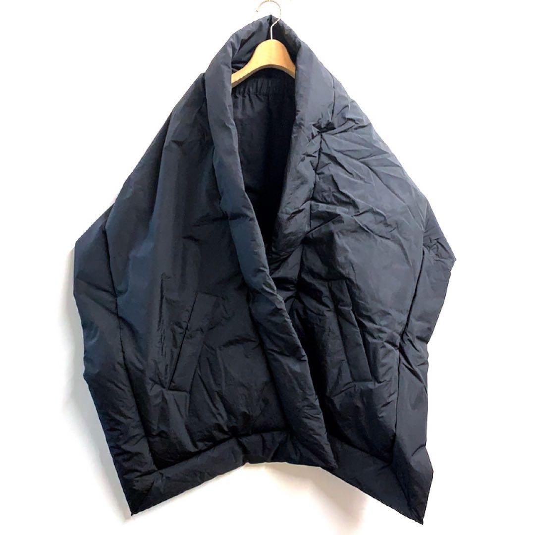 【19AW VOAAOV ビッグダウンストール ブラック】