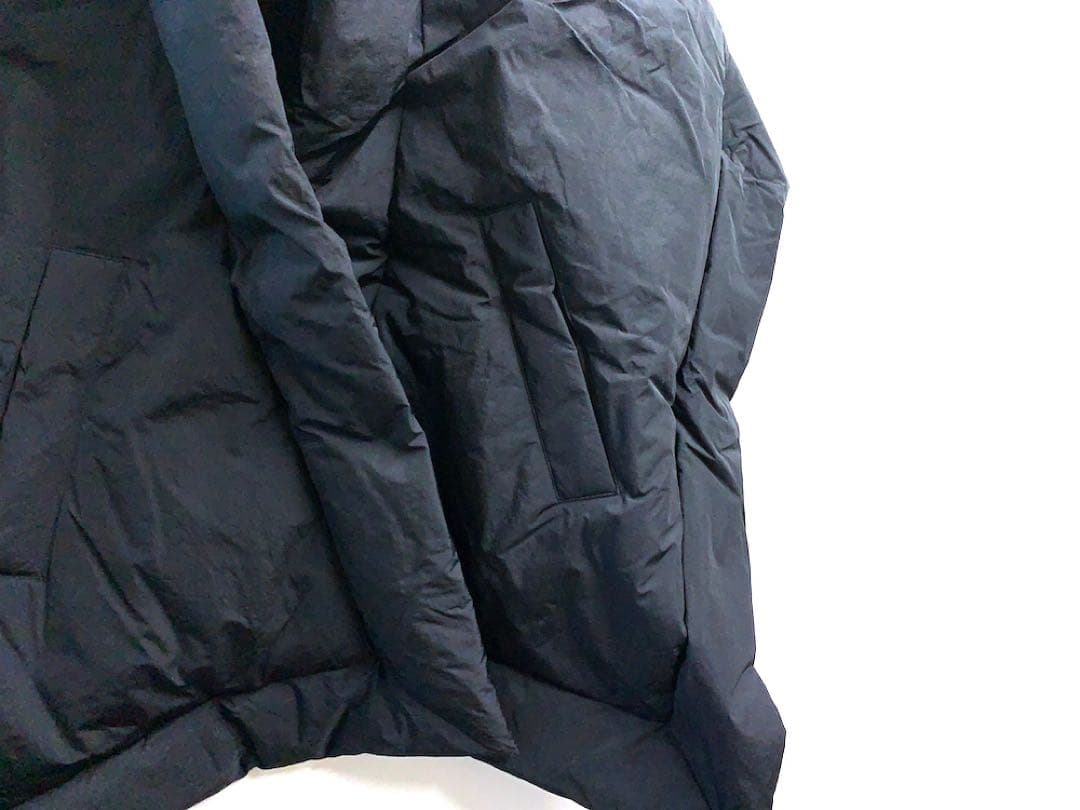 【19AW VOAAOV ビッグダウンストール ブラック】