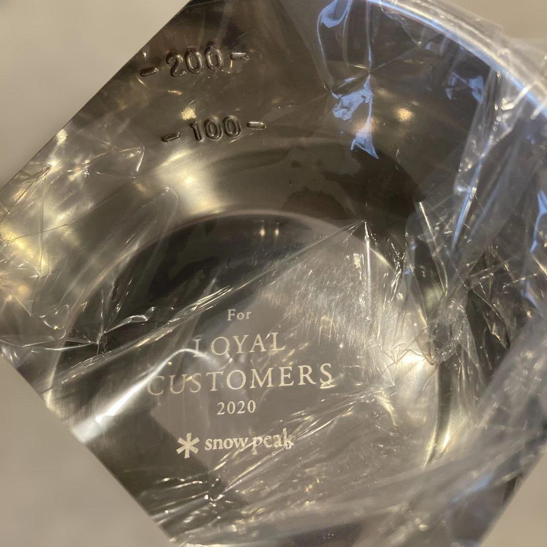非売品 限定品 新品 未使用 ミラーポリッシュシェラカップ スノーピーク