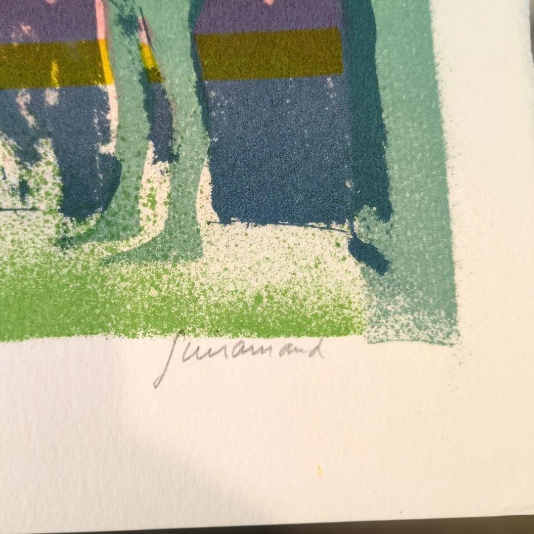 洋書 ポール・ギヤマン画集　限定75部　リトグラフ付 サイン入