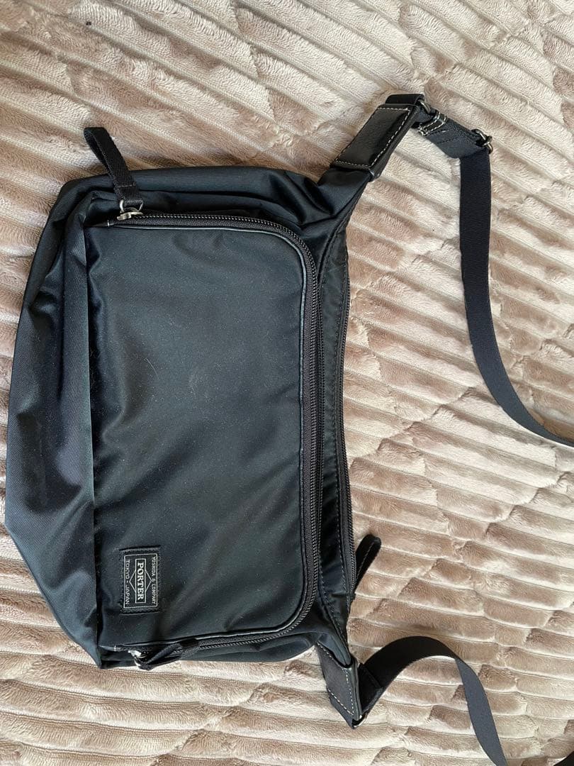 美品ポーターナイロン ショルダーバッグ&ミニバッグ 黒