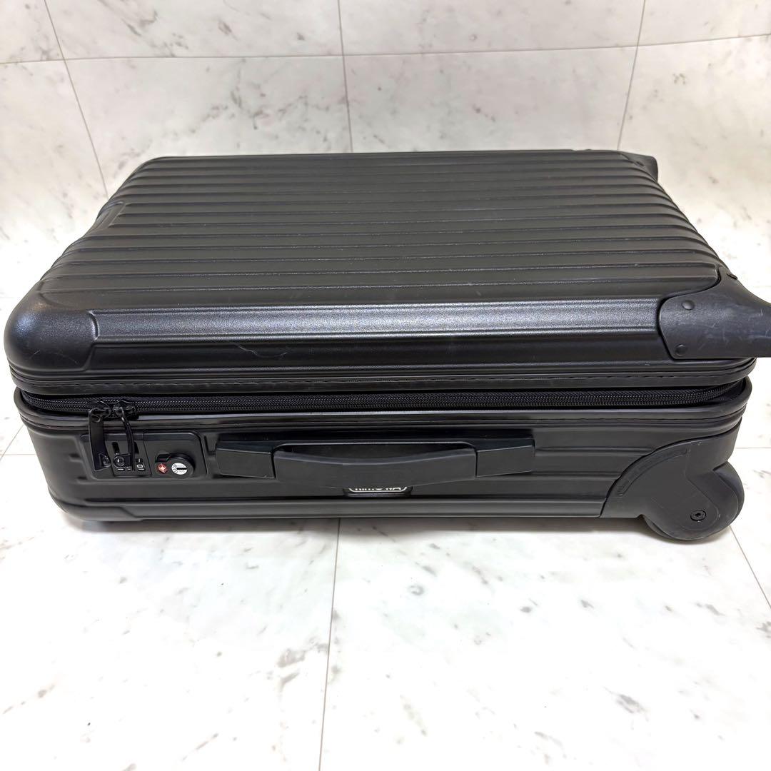 RIMOWAリモワサルサ キャリーケース 2輪 マットブラック ビジネス 旅行