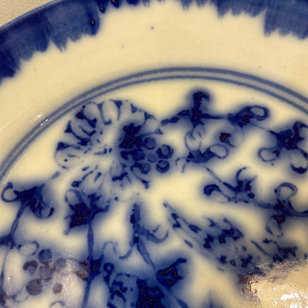 【窯キズ有り】　伊藤聡信　７寸　印判　大皿