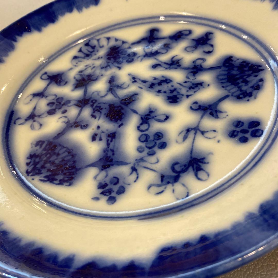 【窯キズ有り】　伊藤聡信　７寸　印判　大皿