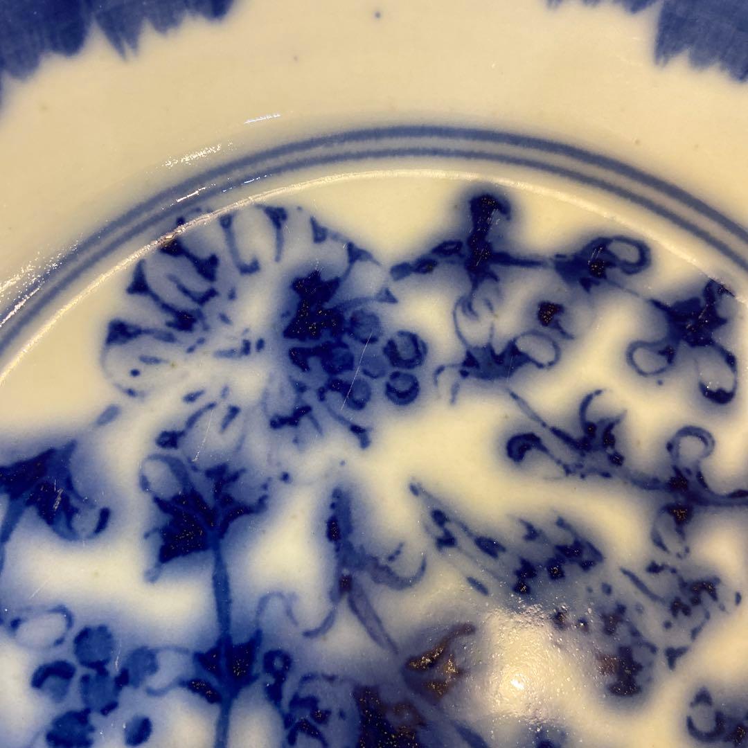 【窯キズ有り】　伊藤聡信　７寸　印判　大皿