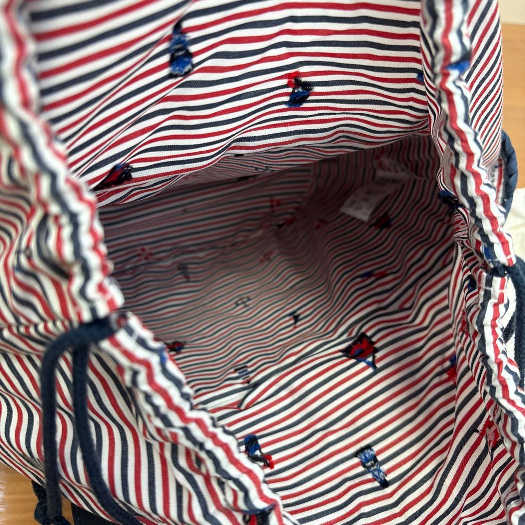 【ちょこさん専用】familiarネイビー編み込みかごバッグ