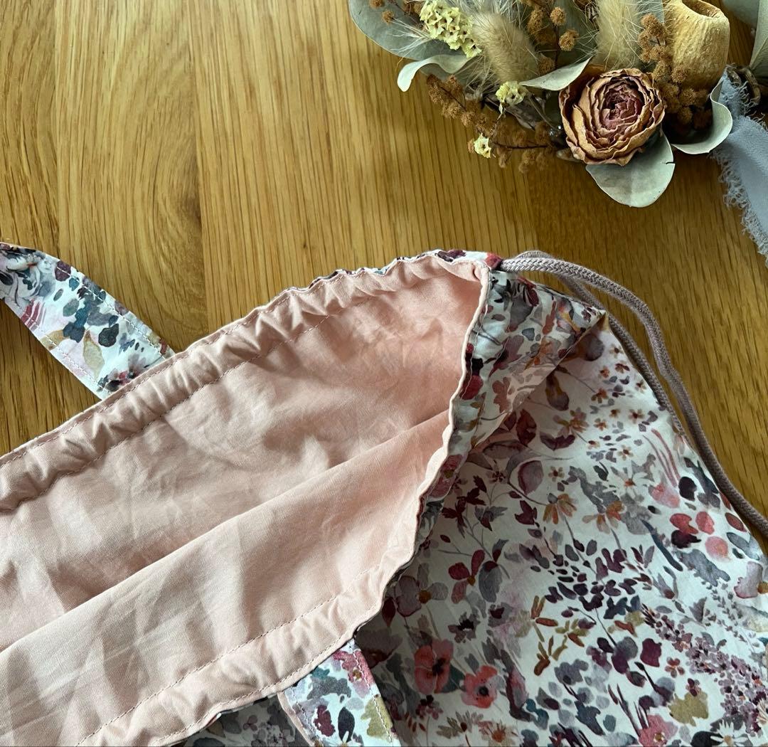 rin＊リバティ生地使用＊フェルダ＊巾着セット