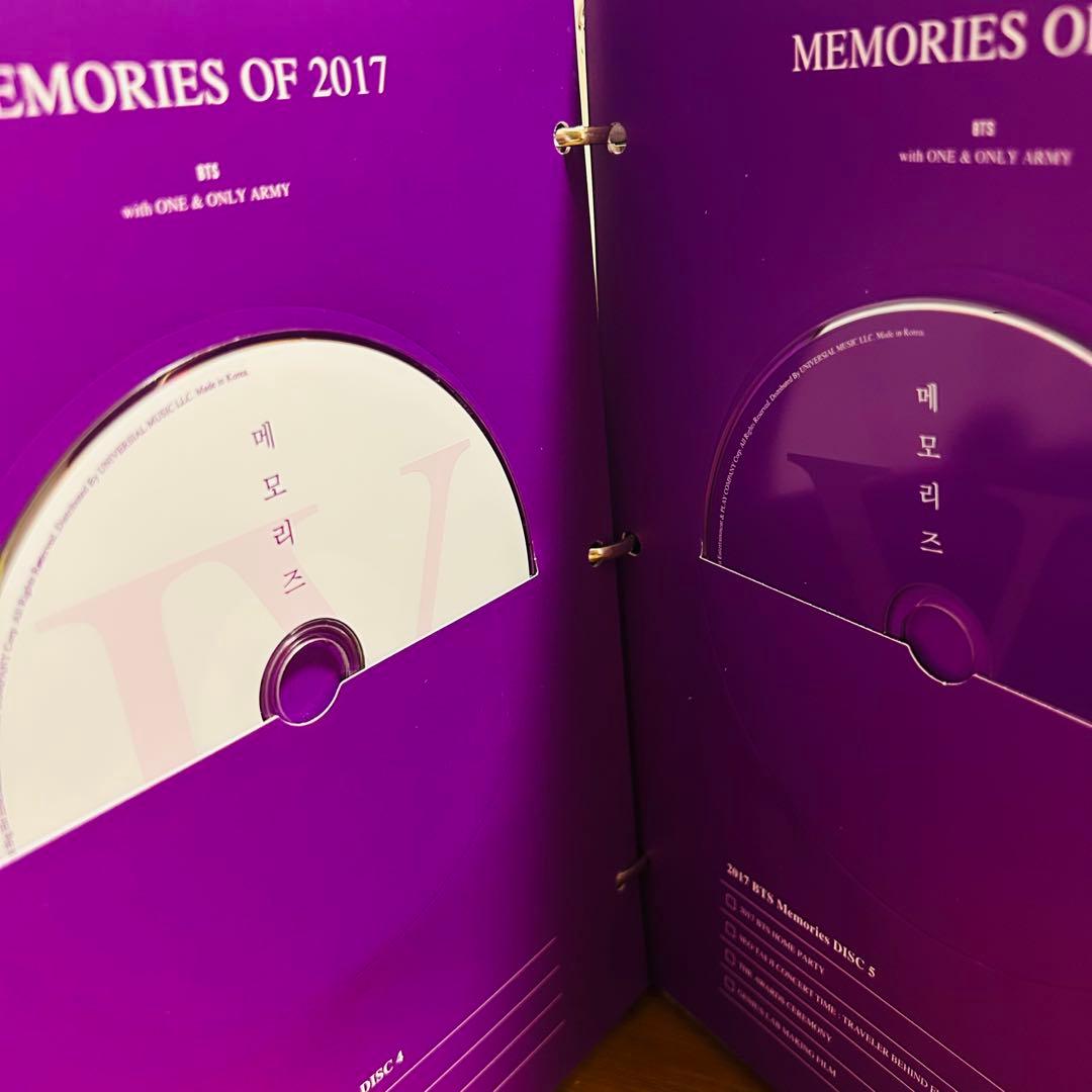 BTS MEMORIES OF 2017 DVD ジョングクトレカ付き