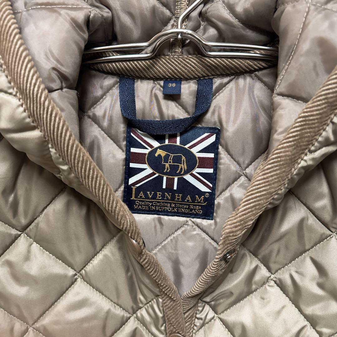 ケンケンパッパ　極美品　ラベンハム　LAVENHAM キルティングダウンベ