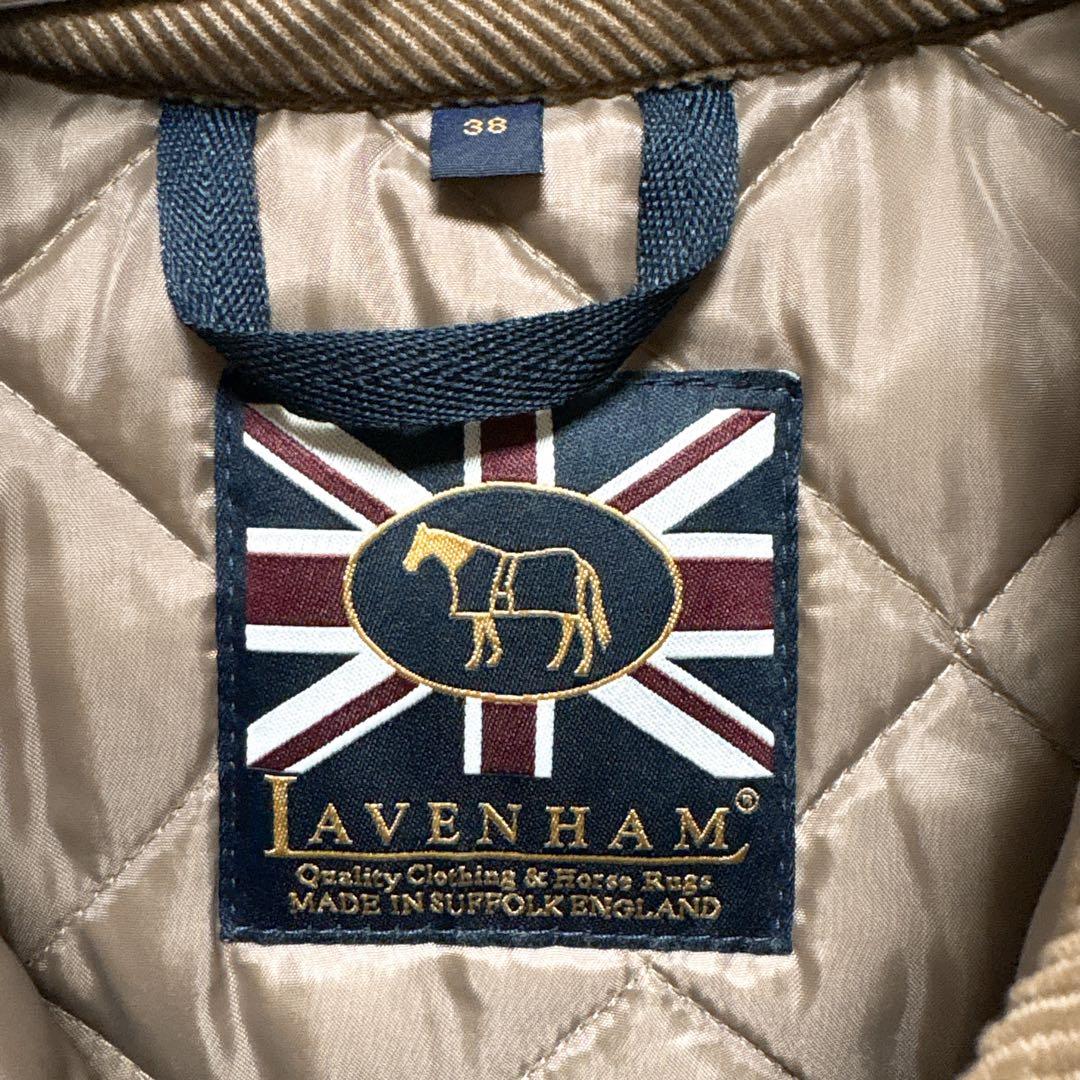 ケンケンパッパ　極美品　ラベンハム　LAVENHAM キルティングダウンベ