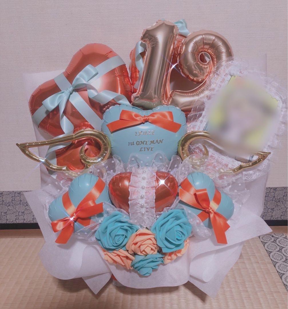 バルーンギフト　生誕祭　推し　バルーンアレンジ 卓フラ　フラスタ