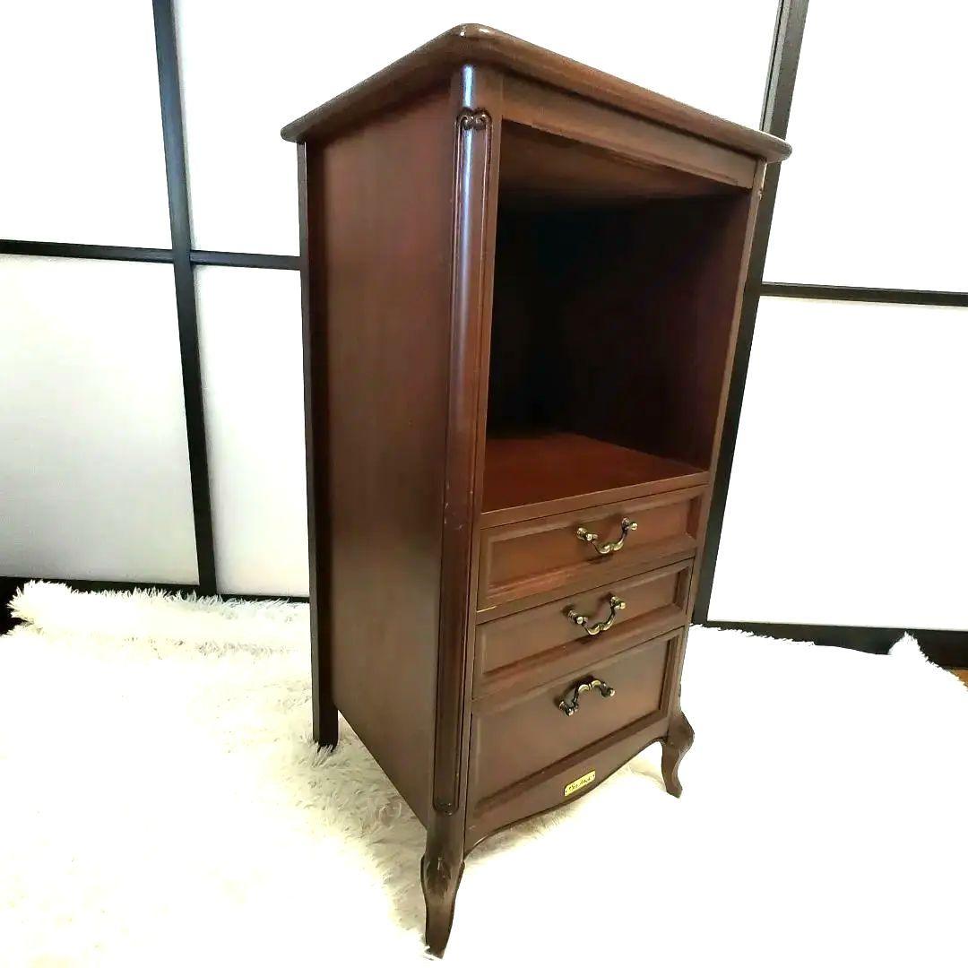 送料込み◎サイドチェスト　Sri　Tokai　東海家具　国産　猫足　アンティーク