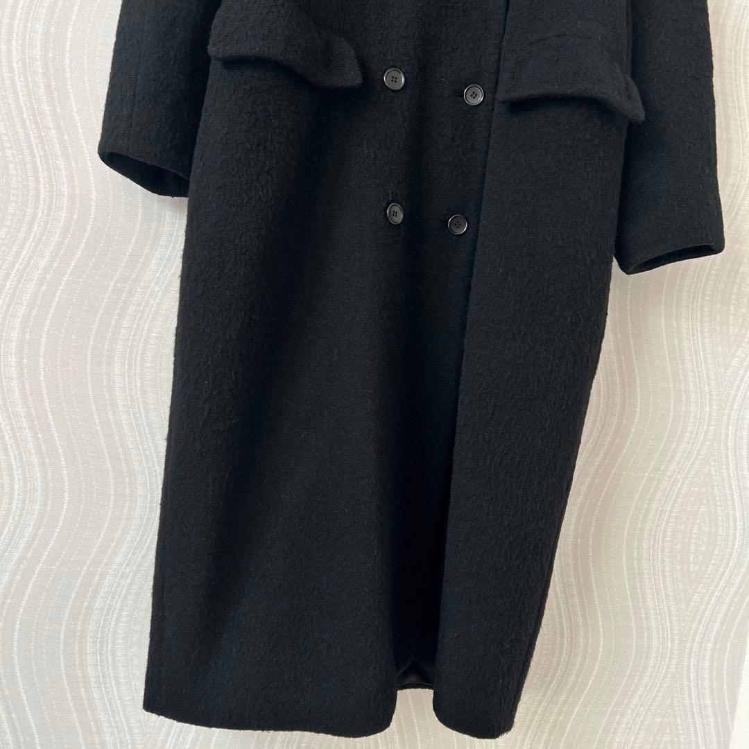 CLANE クラネ✨DOUBLE WOOL LONG COAT 黒　ロングコート
