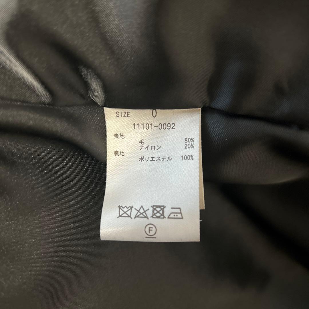 CLANE クラネ✨DOUBLE WOOL LONG COAT 黒　ロングコート