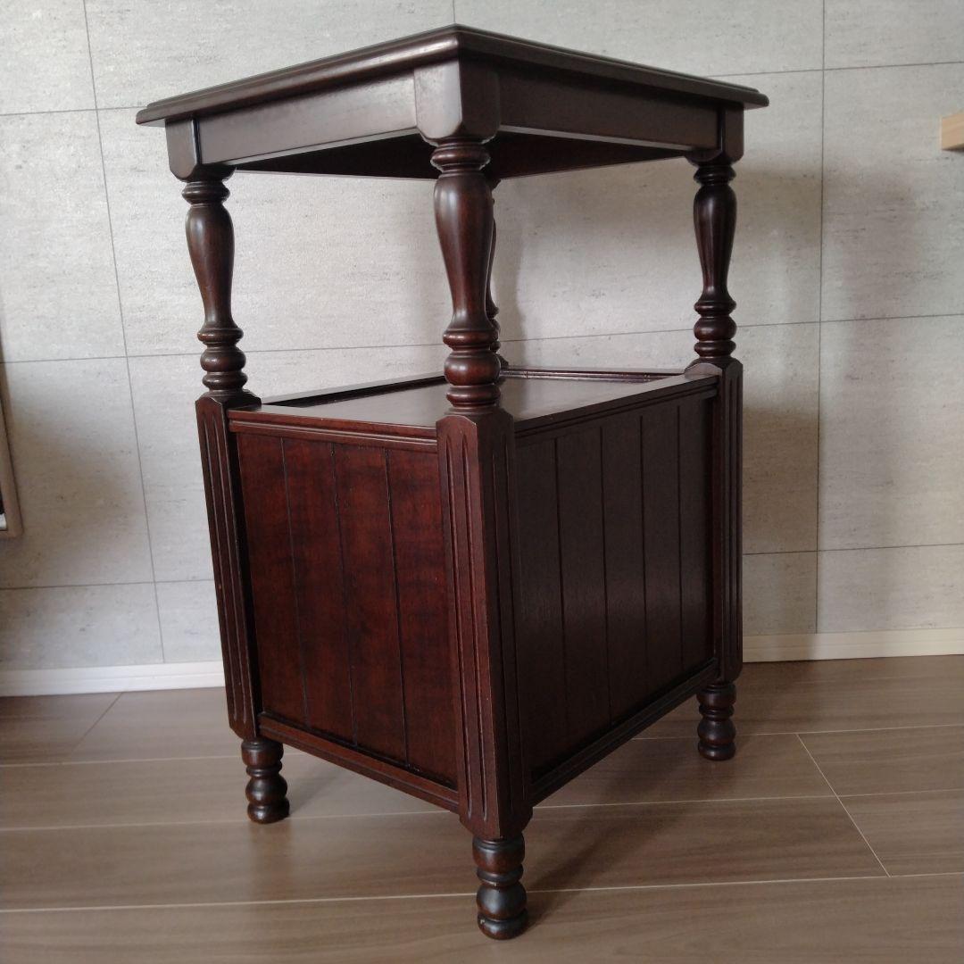 【ViViV】飛騨家具フロンティア 電話台 収納棚 チェスト