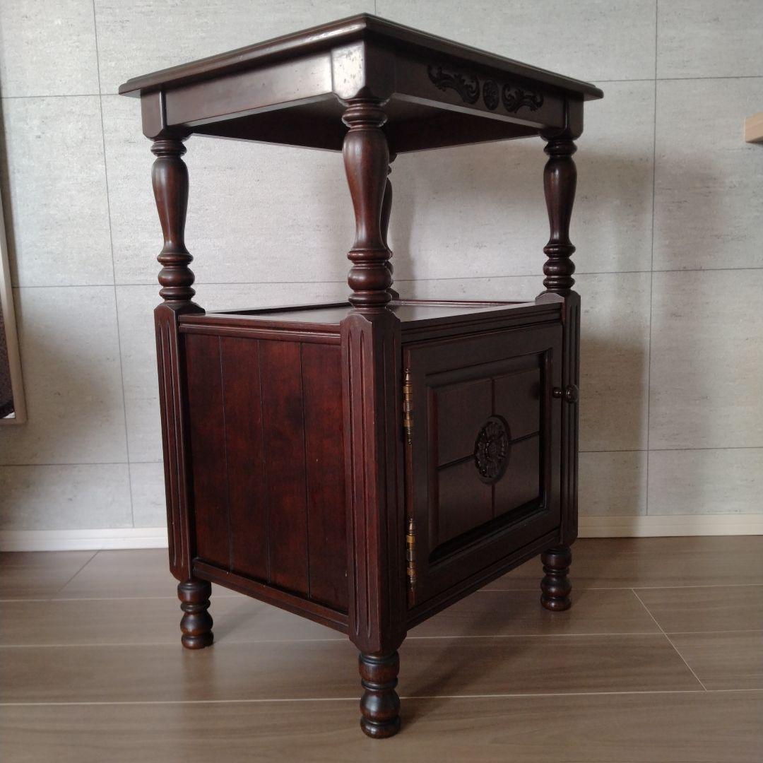 【ViViV】飛騨家具フロンティア 電話台 収納棚 チェスト