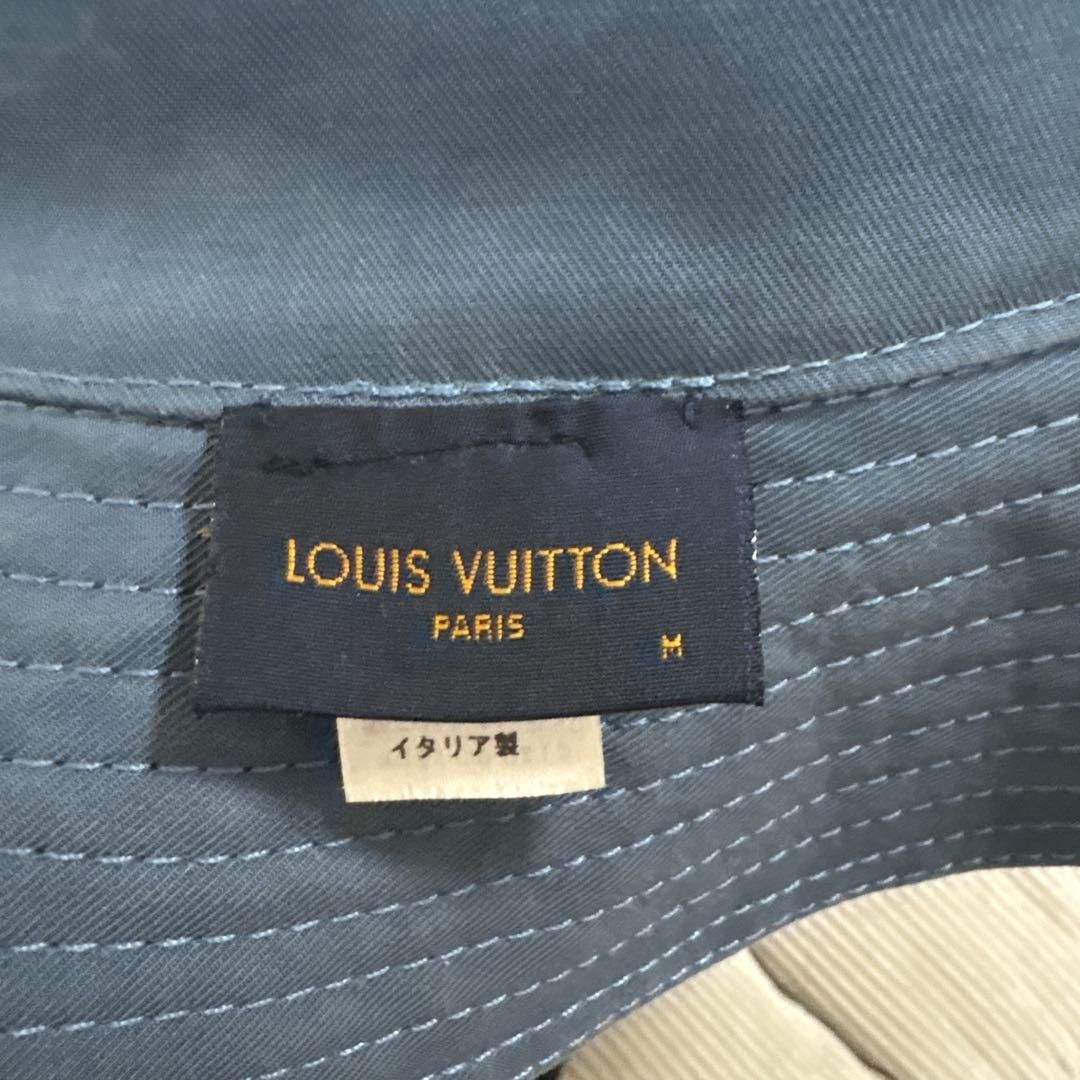 ルイヴィトン ハット帽　デニム生地