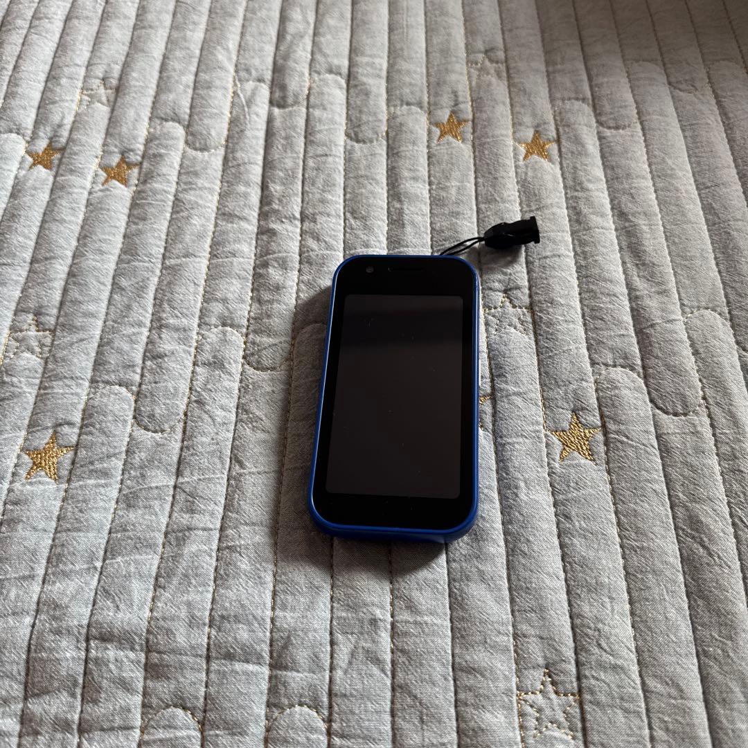 マモリーノ6mamorino6 青　auキッズホン　カメラ付き