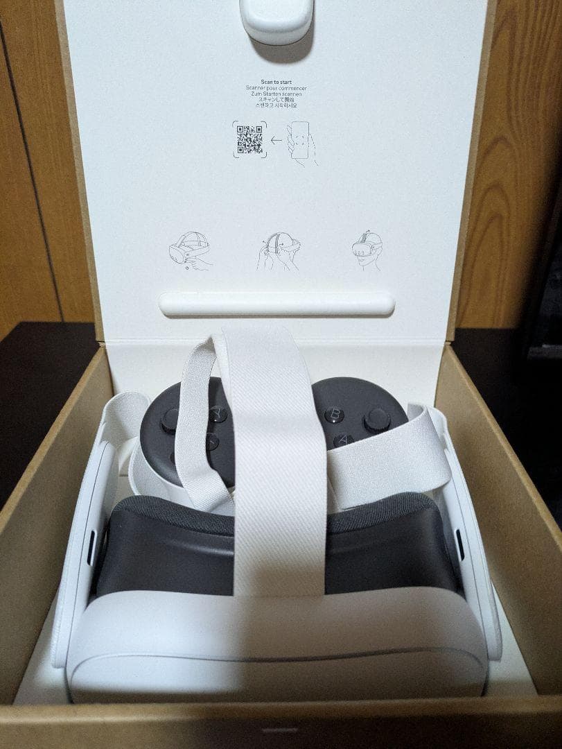 Quest3 512GB + ヘッドストラップ、フェイスクッション