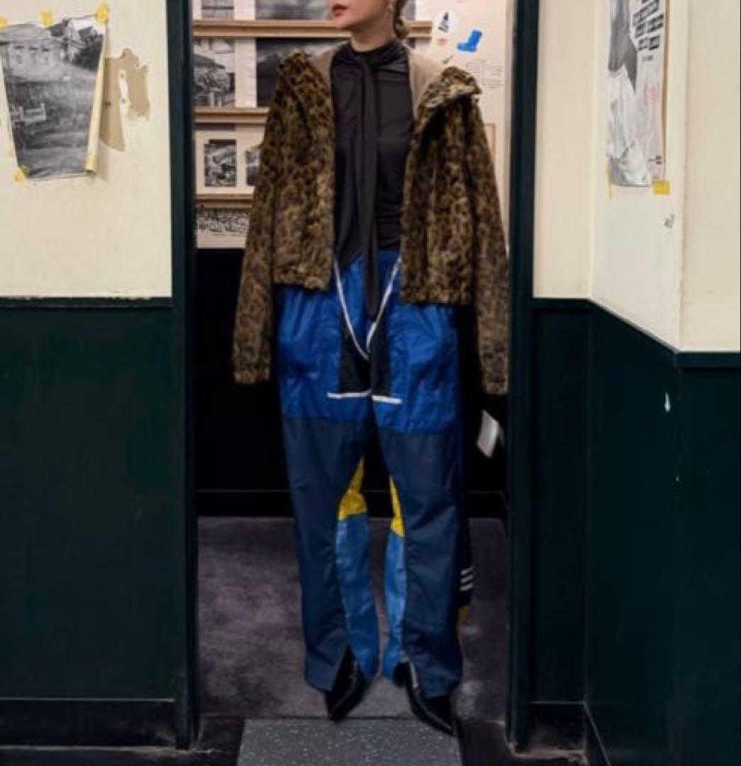 ＜6(ROKU)＞フェイクファー レオパード ブルゾン 38