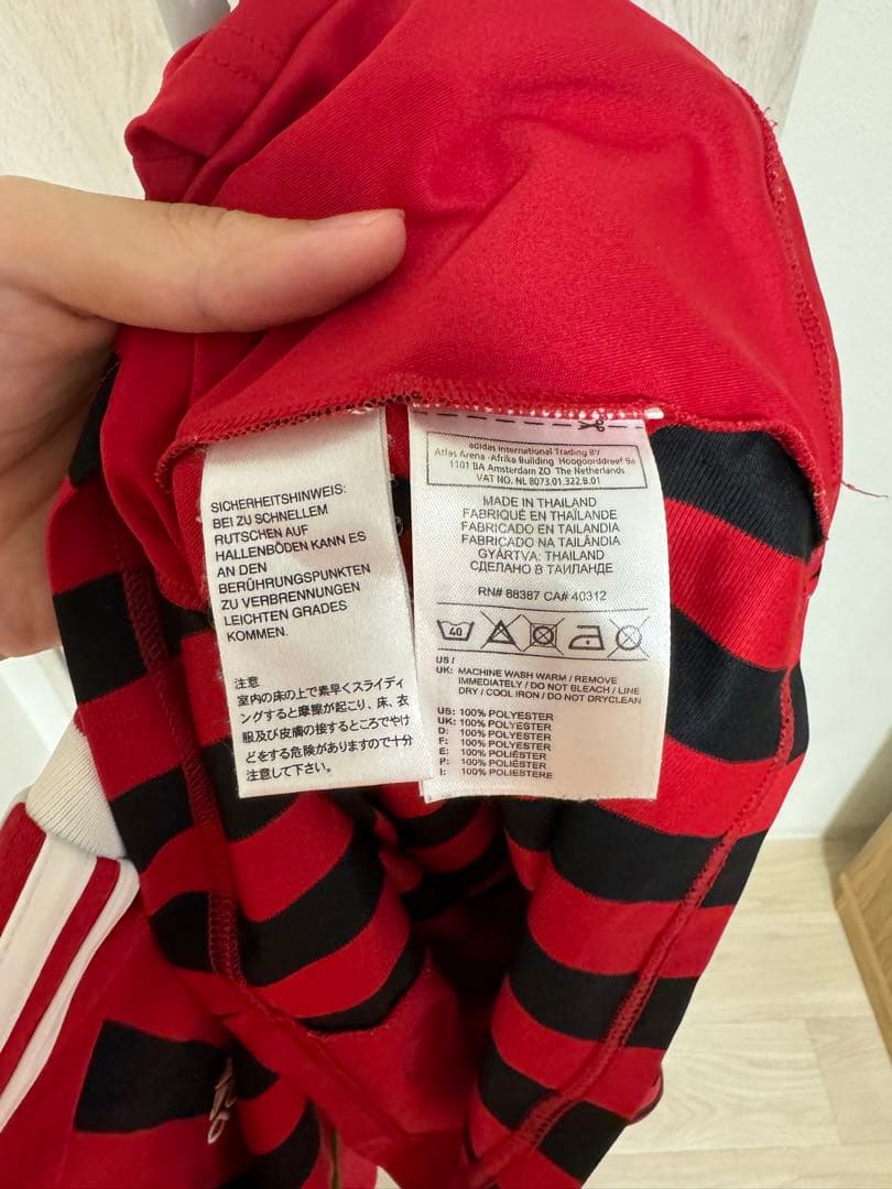 ACミラン adidas 長袖シャツ lサイズ