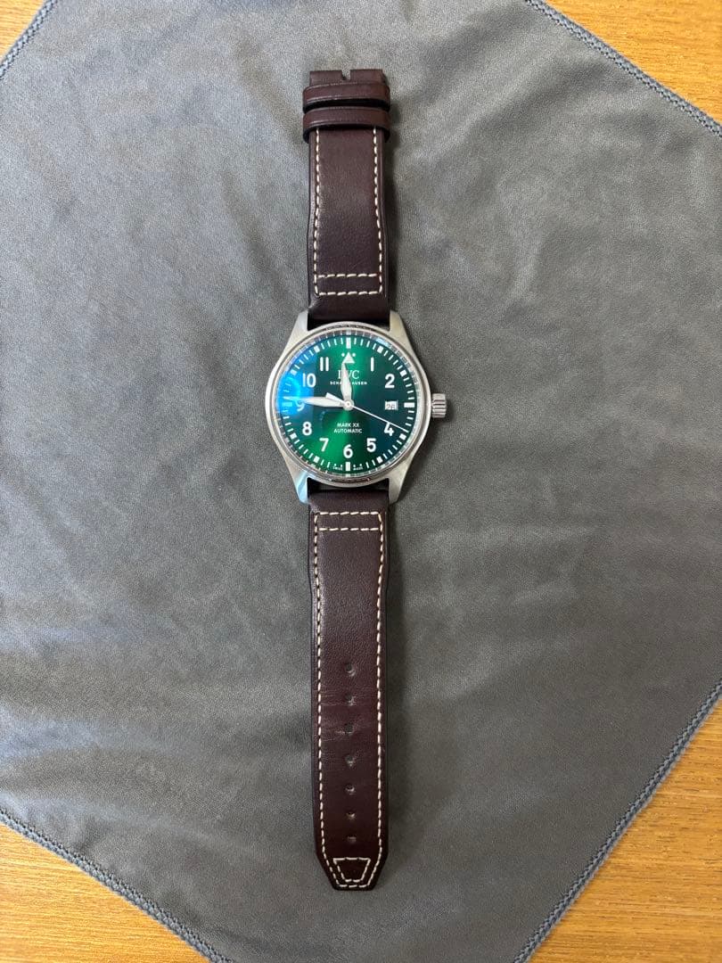 IWC 純正レザーベルト　XSサイズ　Easy Xchange ダークブラウン