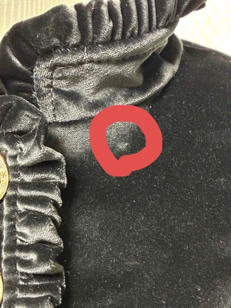 【新品 タグ付き】ドルチェ＆ガッバーナ ベロア コート ブラック 38 希少