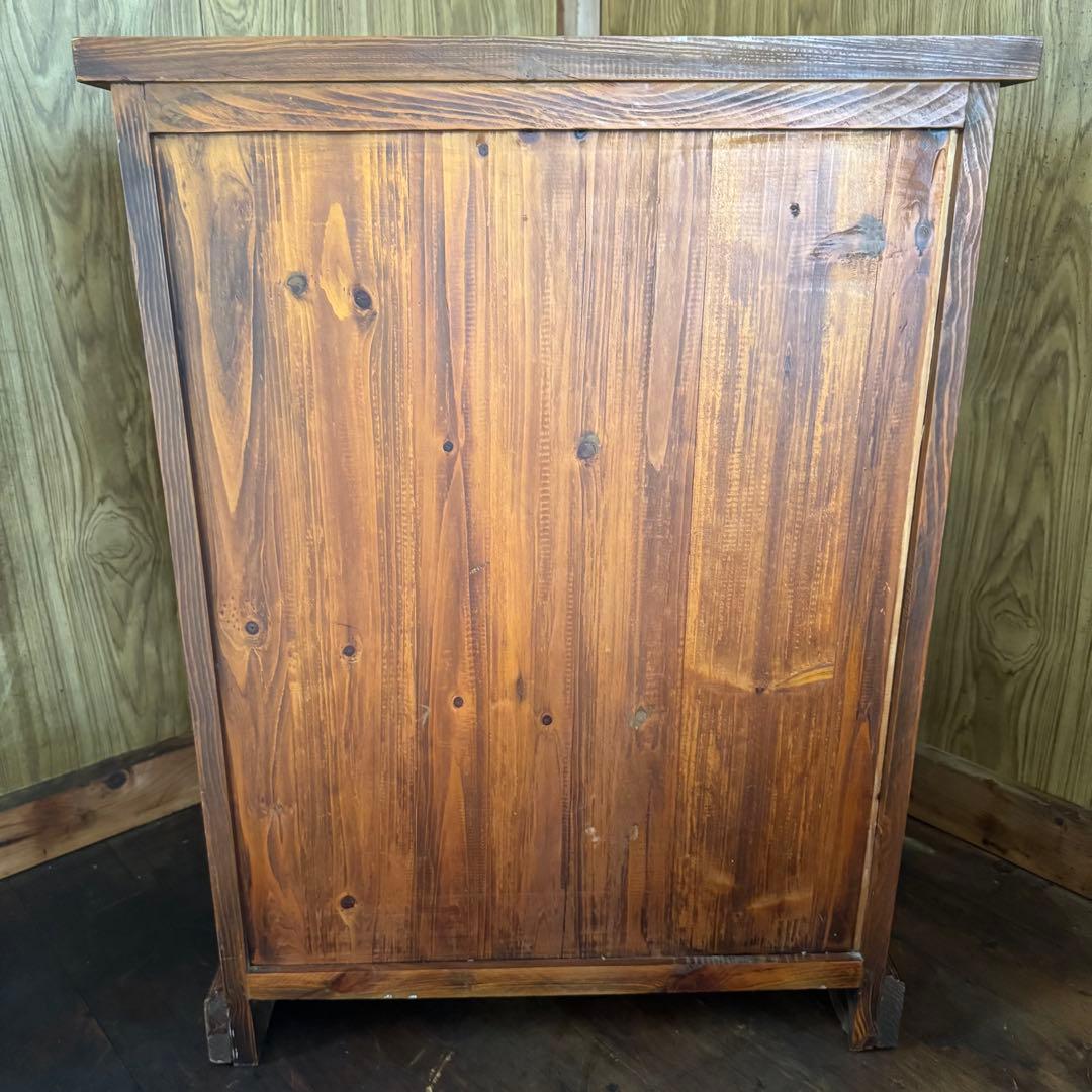 一点限り！ヴィンテージ★バレンシア　4段チェスト　棚　　タイル家具　スパニッシュ