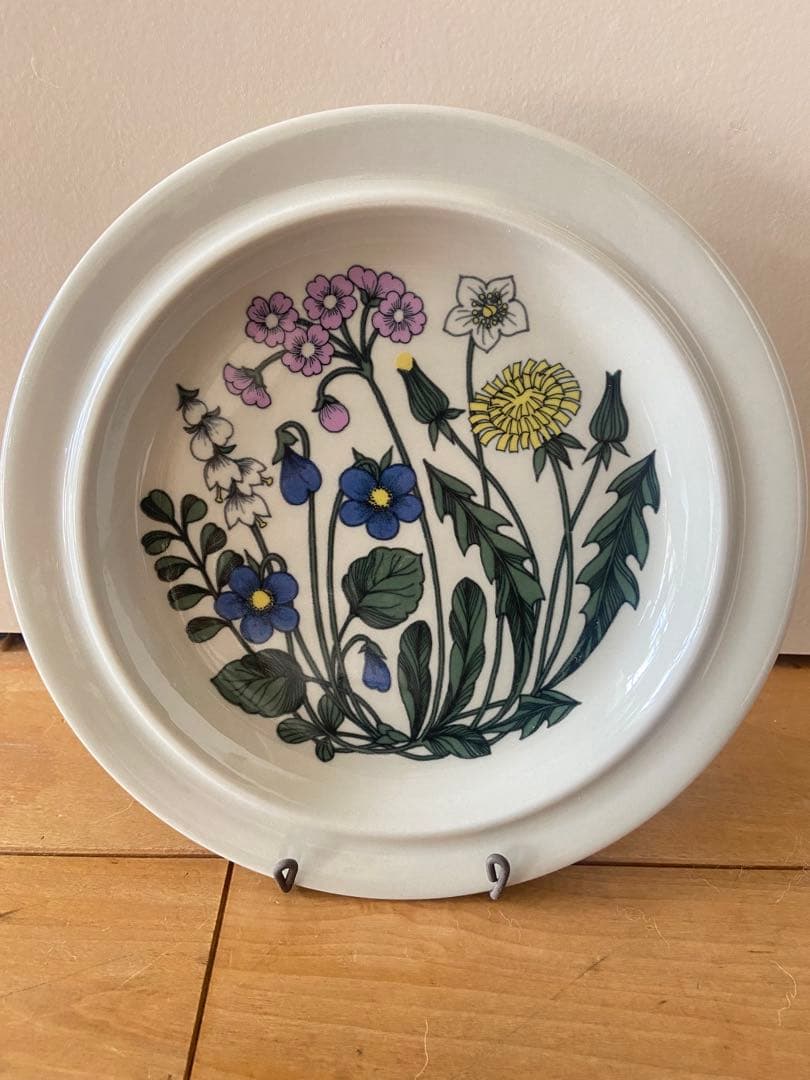 ツヤ有 ARABIA アラビア Flora フローラ プレート 24cm