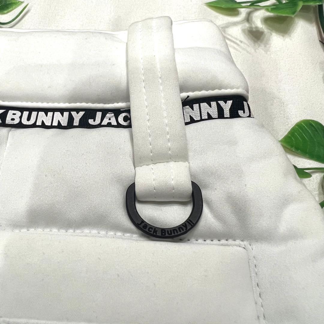 【試着のみ！】完売品 Jack Bunny!! 中綿 スカート ロゴライン 白