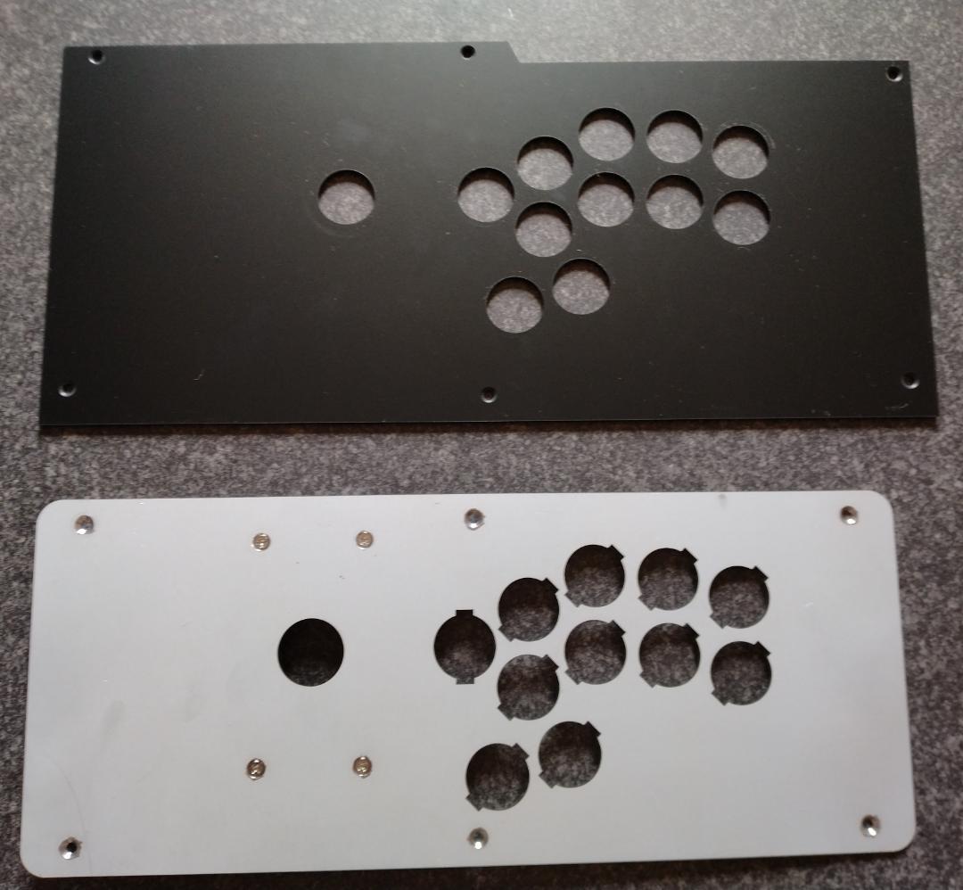 Qanba Obsidian or Pearlφ24増設ボタン天板セット