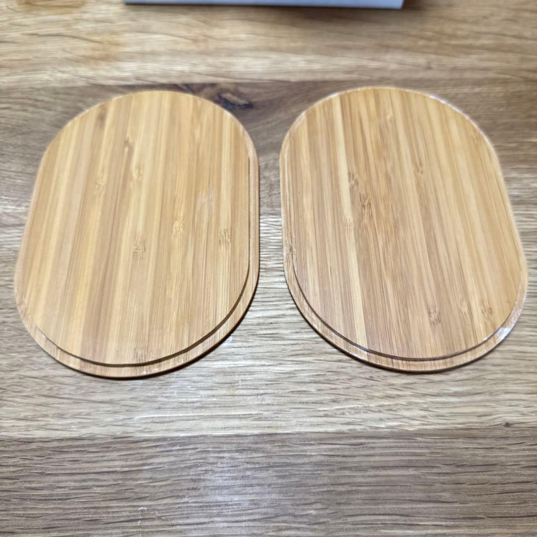 おまとめ2点 楕円2段と角形1段　弁当箱　未使用　曲げわっぱ