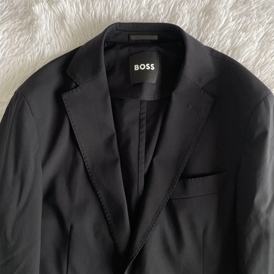 極美品✨ ヒューゴボス テーラードジャケット　4WAYストレッチ 現行タグ 46