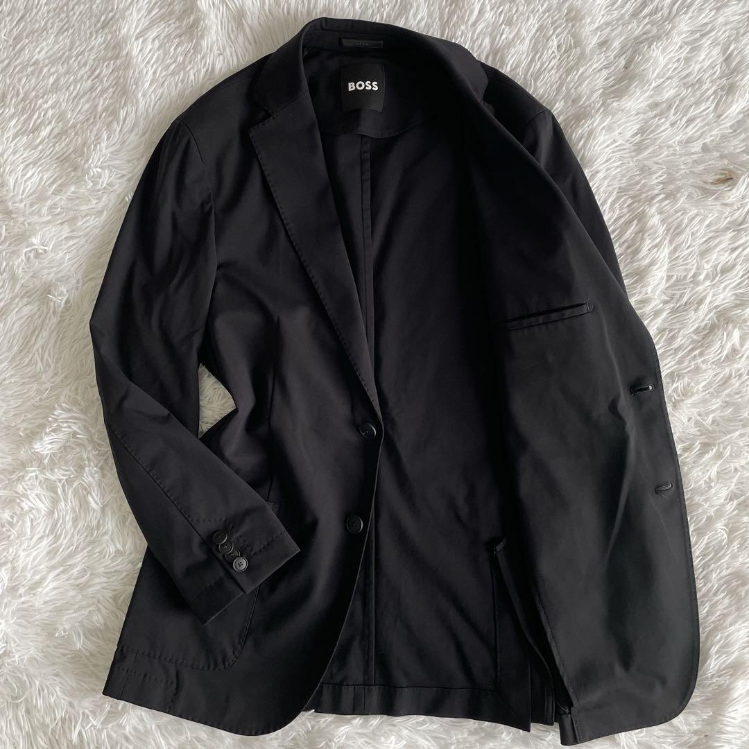 極美品✨ ヒューゴボス テーラードジャケット　4WAYストレッチ 現行タグ 46