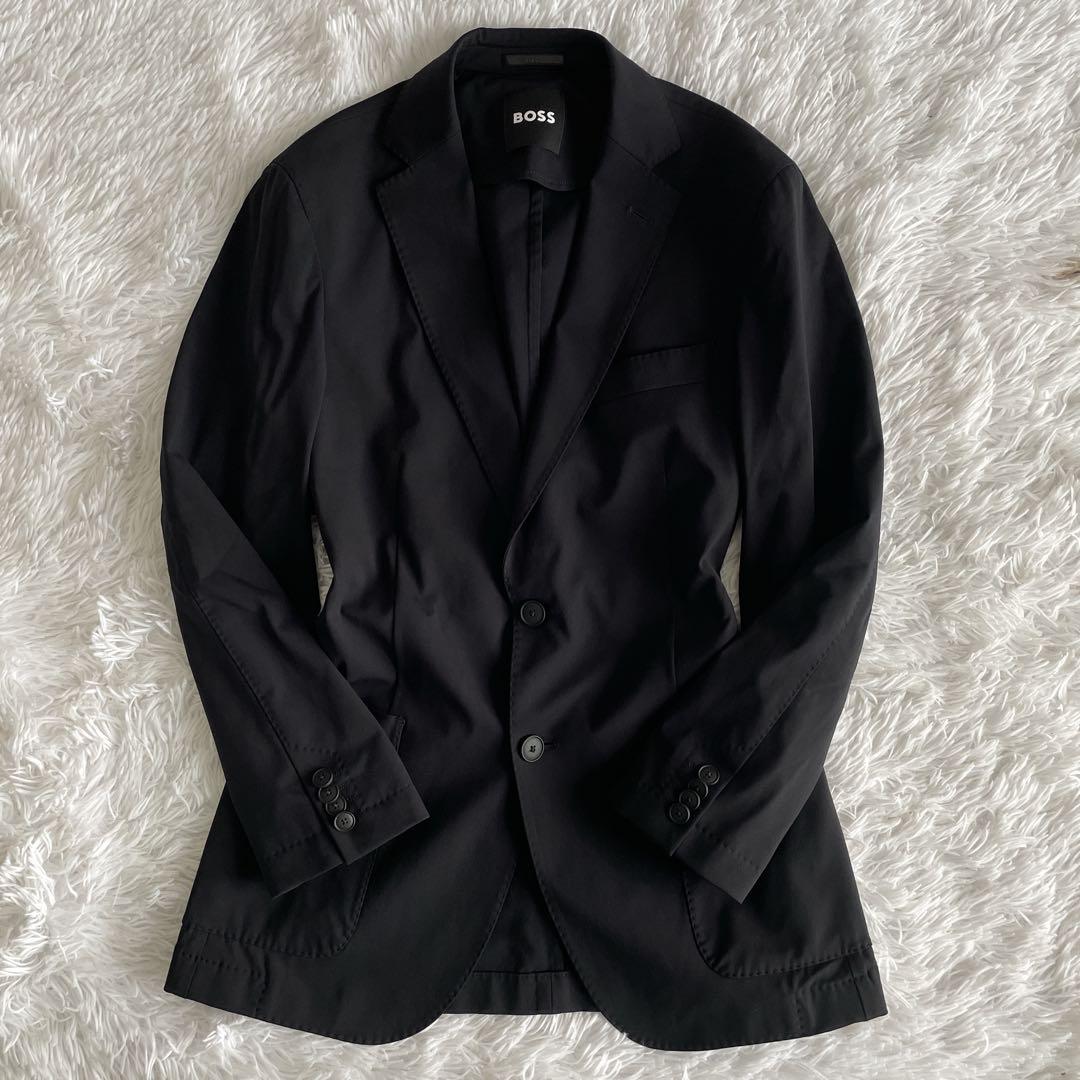 極美品✨ ヒューゴボス テーラードジャケット　4WAYストレッチ 現行タグ 46