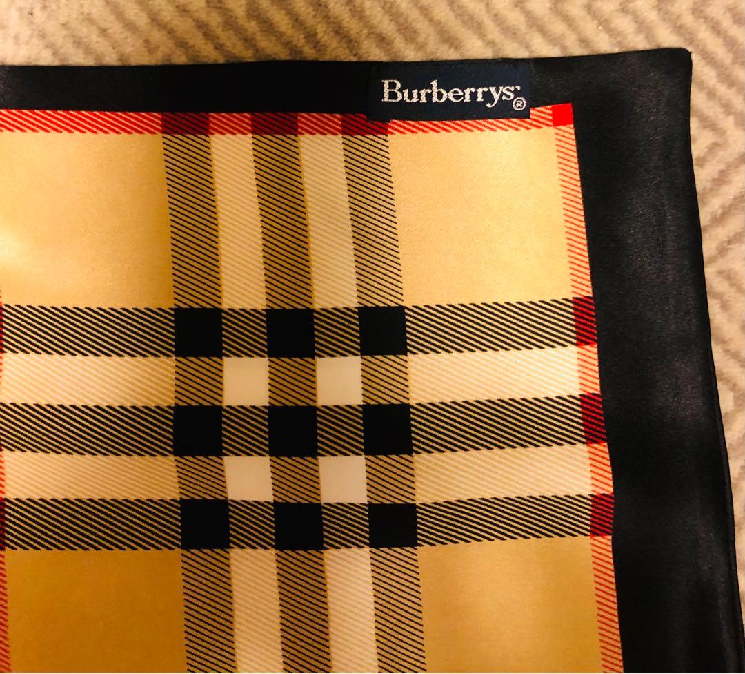 バーバリー ノバチェック シルクスカーフ