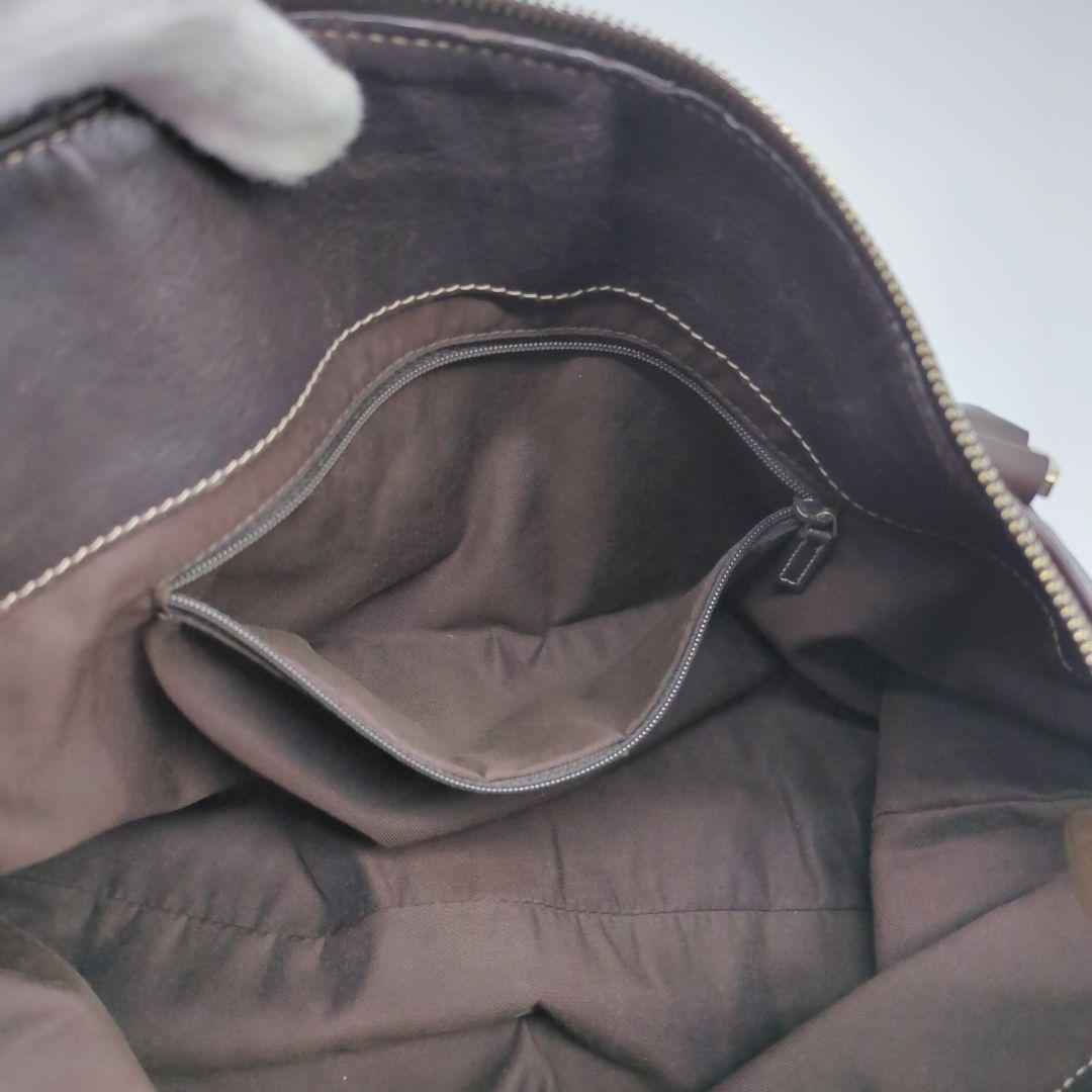 【人気モデル・良品】グッチ☆アビー トートバッグ GGキャンバス レザー