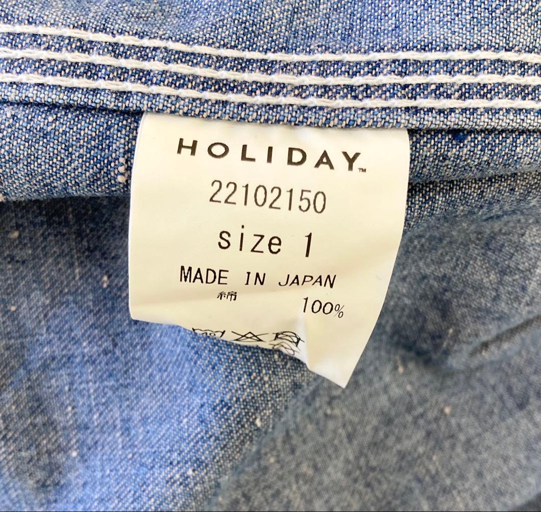 HOLIDAY spick&span 別注 ビッグ デニム オーバーオール 1