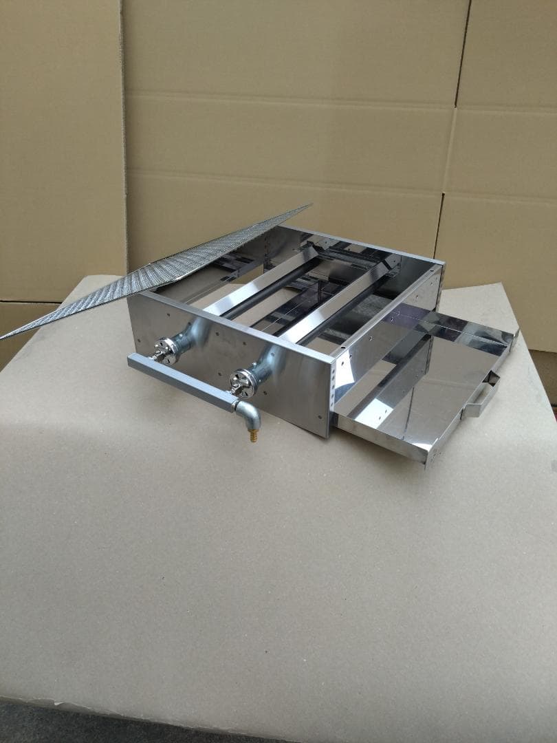 焼物グリラー 幅450x奥450 業務用 LPガス式 網焼き器 プロパン 海の家