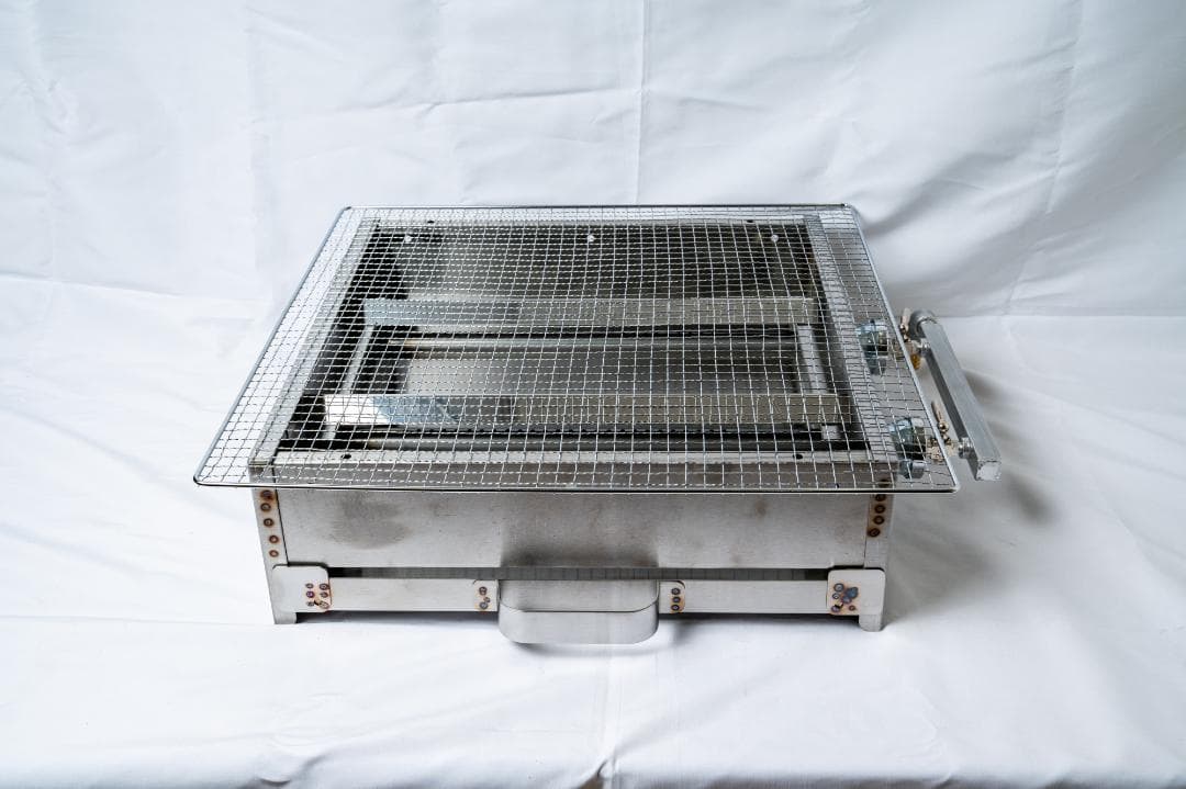 焼物グリラー 幅450x奥450 業務用 LPガス式 網焼き器 プロパン 海の家