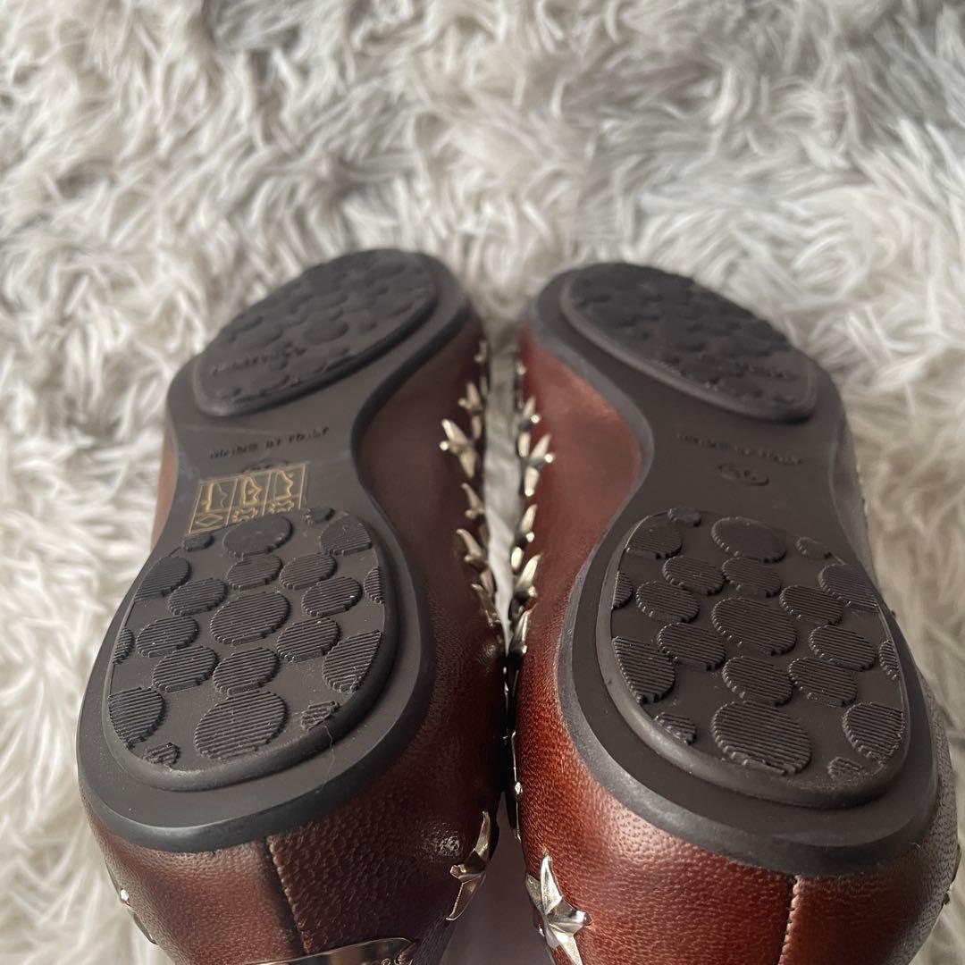 【未使用級】ジミーチュウ パンプス スタッズ ブラウン