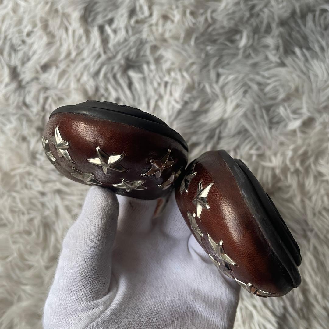 【未使用級】ジミーチュウ パンプス スタッズ ブラウン