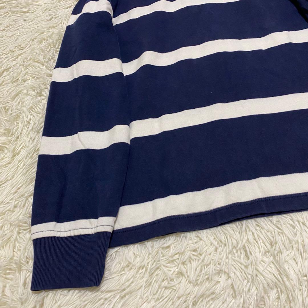 【美品・現行✨】ポロラルフローレン ボーダー ラガーシャツ QRタグ 常田大希M