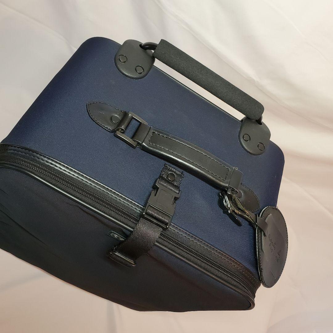 agnes b. ネイビー キャリーケース　鍵付き　サザビー　ポーチ付き